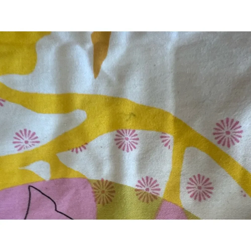 Cute‎ Homemade Yellow Bird Print bag